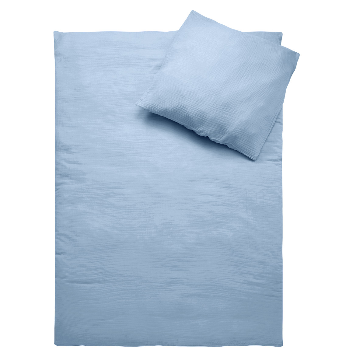 Mousseline beddengoed 135 x 200 cm effen