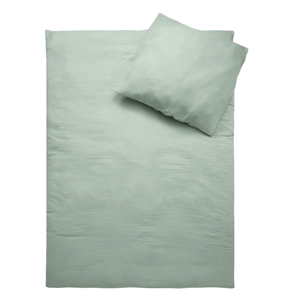 Mousseline beddengoed 135 x 200 cm effen