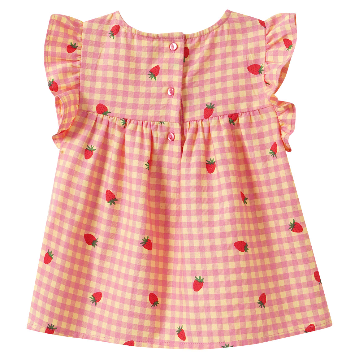 Babyblouse met aardbei print