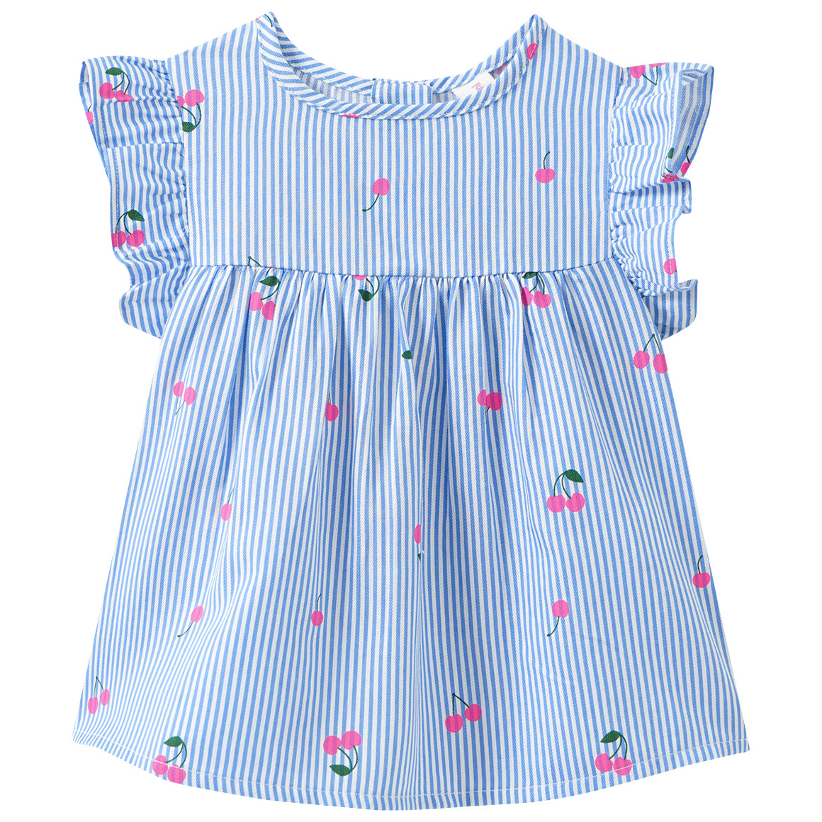 Babyblouse met kersenprint