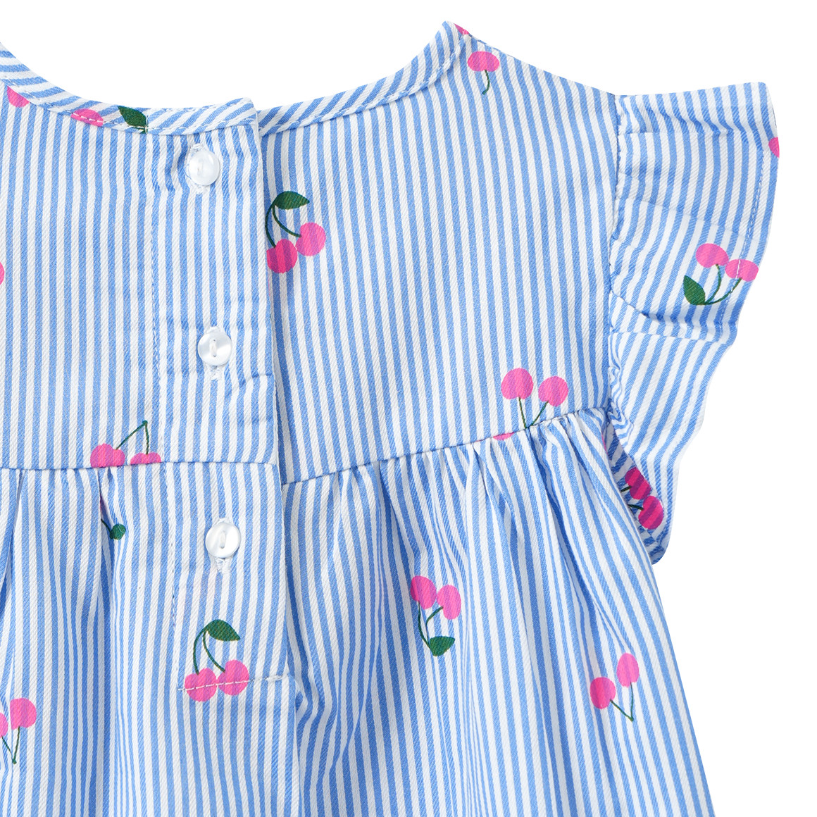 Babyblouse met kersenprint