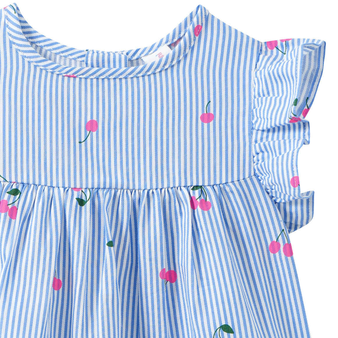 Babyblouse met kersenprint