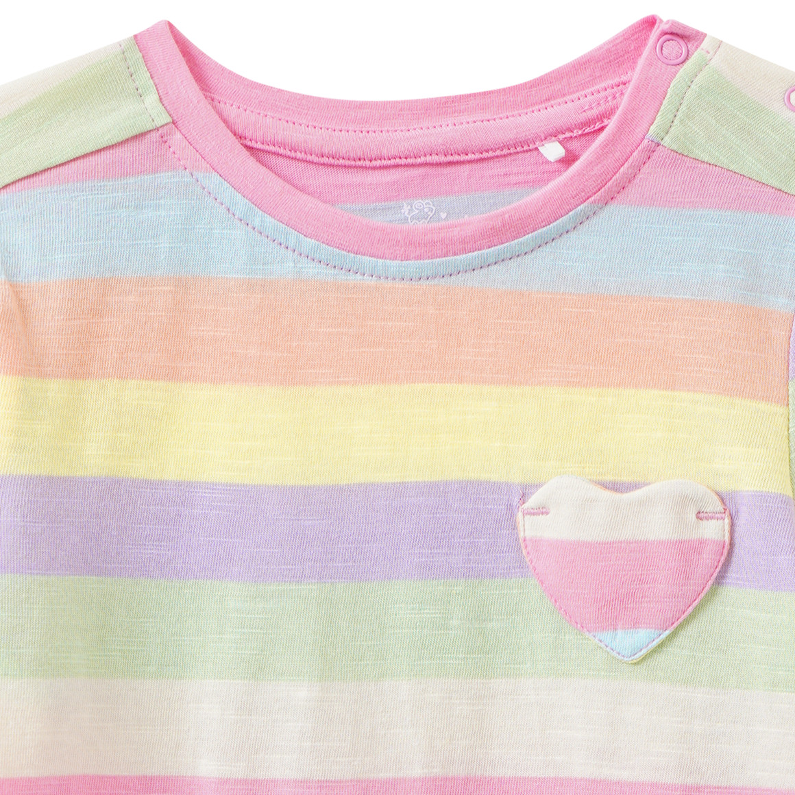 Baby T-Shirt mit Herz-Tasche