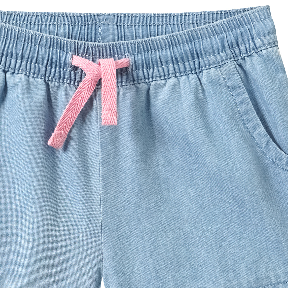 Baby Shorts in Denim-Optik