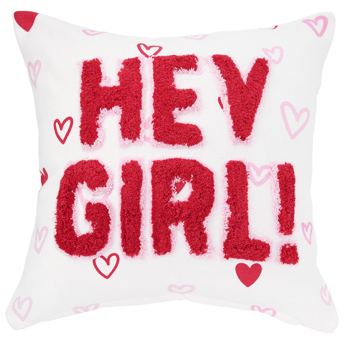 Kissenhülle mit getuftetem Motiv