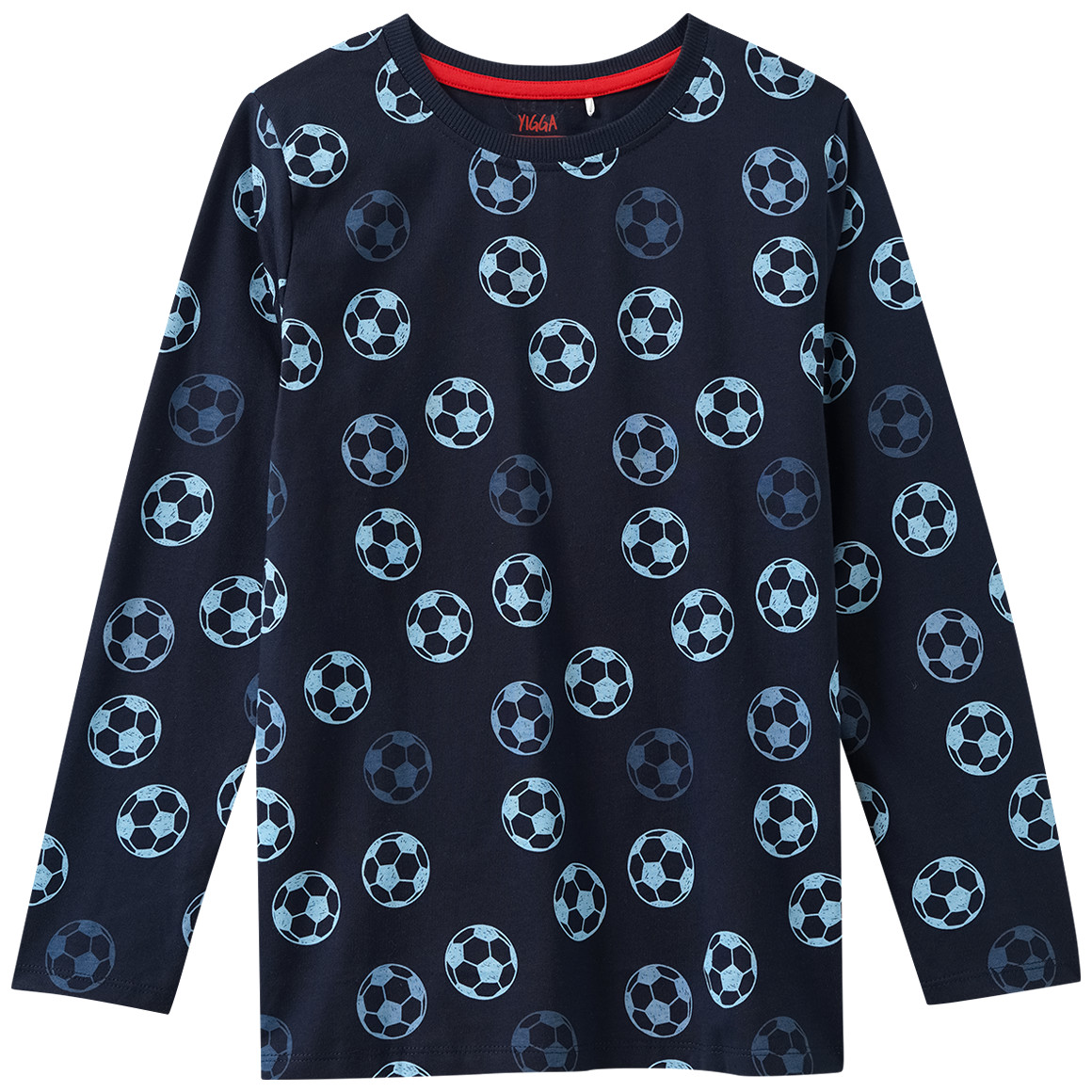 Jungen Schlafanzug mit Fußball-Print