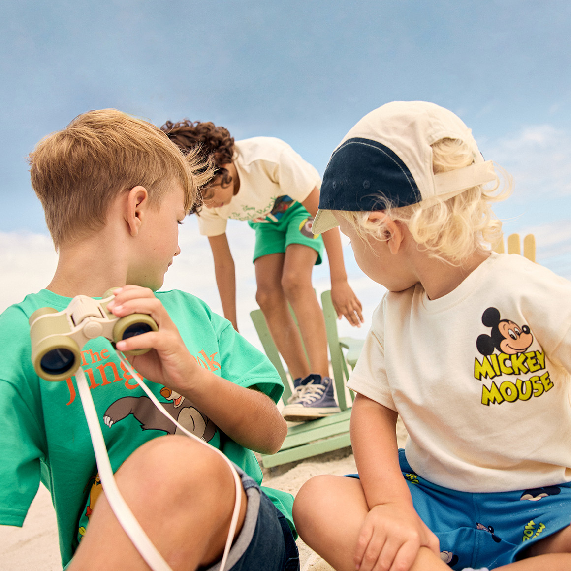 Micky Maus Set mit T-Shirt und Shorts