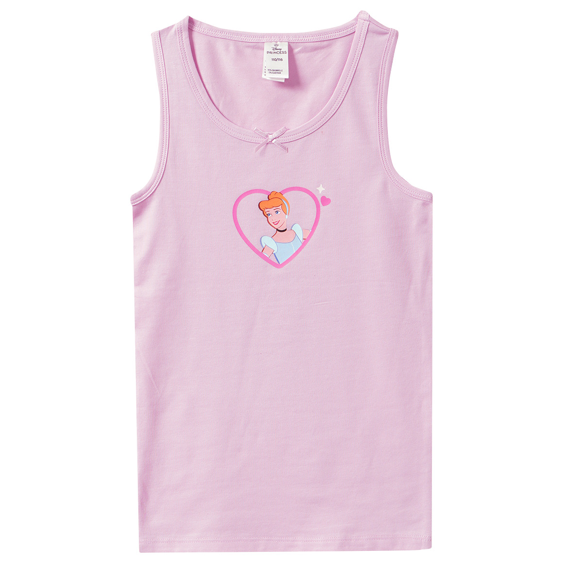 3 Disney Prinzessin Unterhemden mit Prints