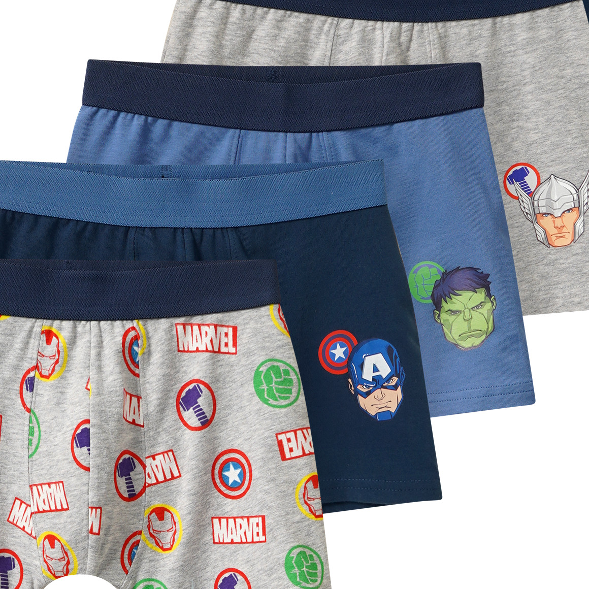 5 MARVEL Boxer mit Avengers-Print