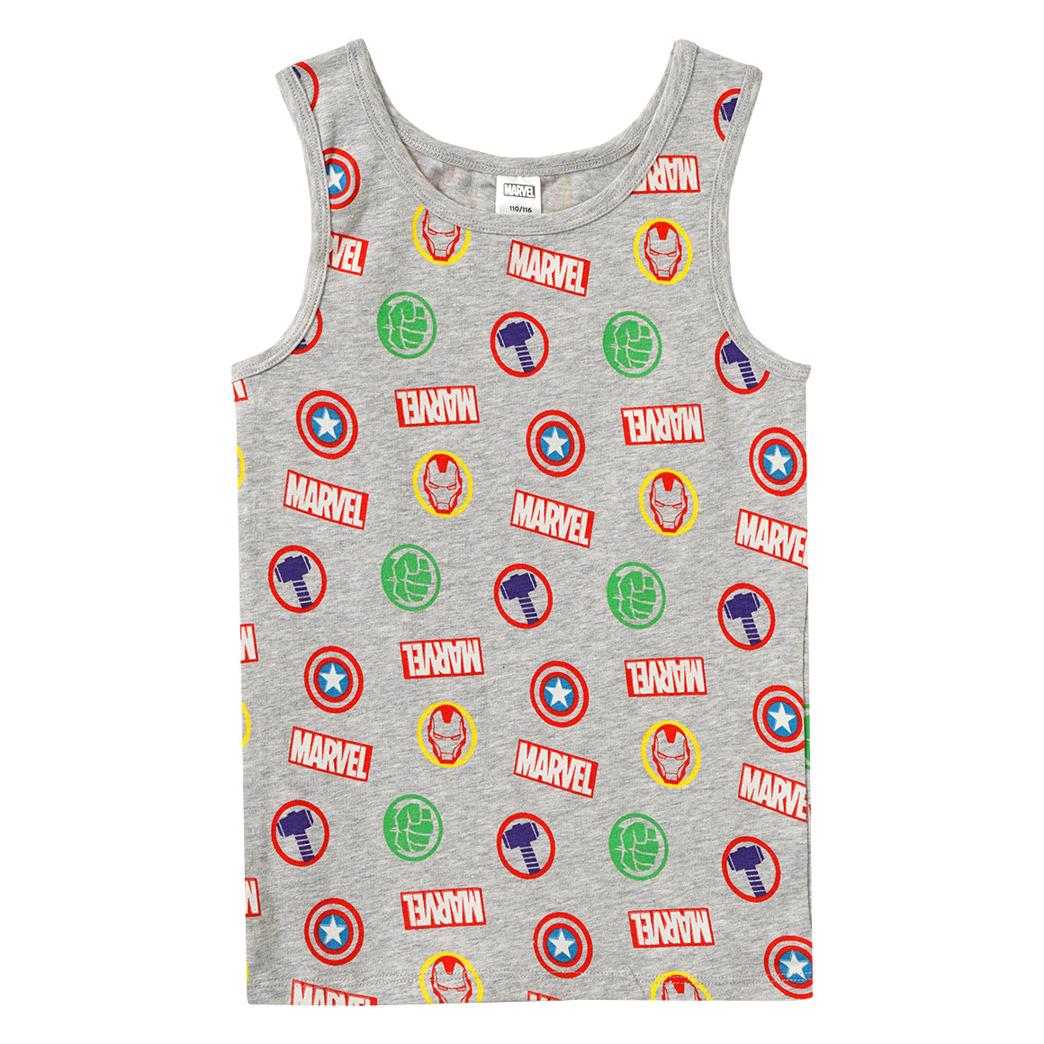 3 MARVEL Avengers Unterhemden mit Prints