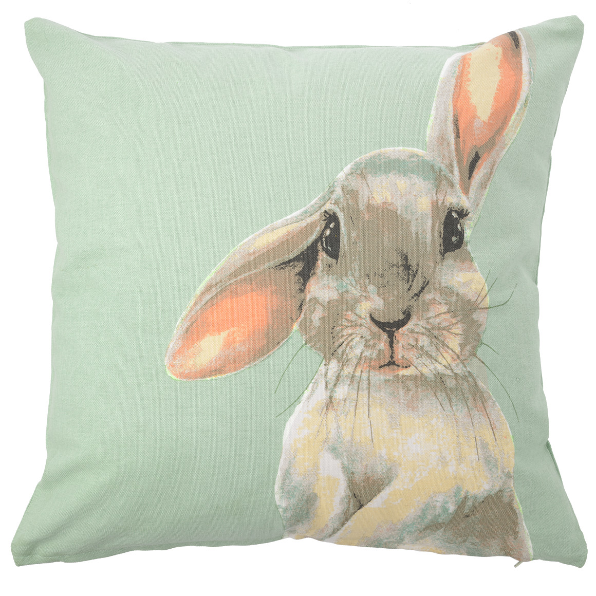 Kussensloop met haasjesmotief