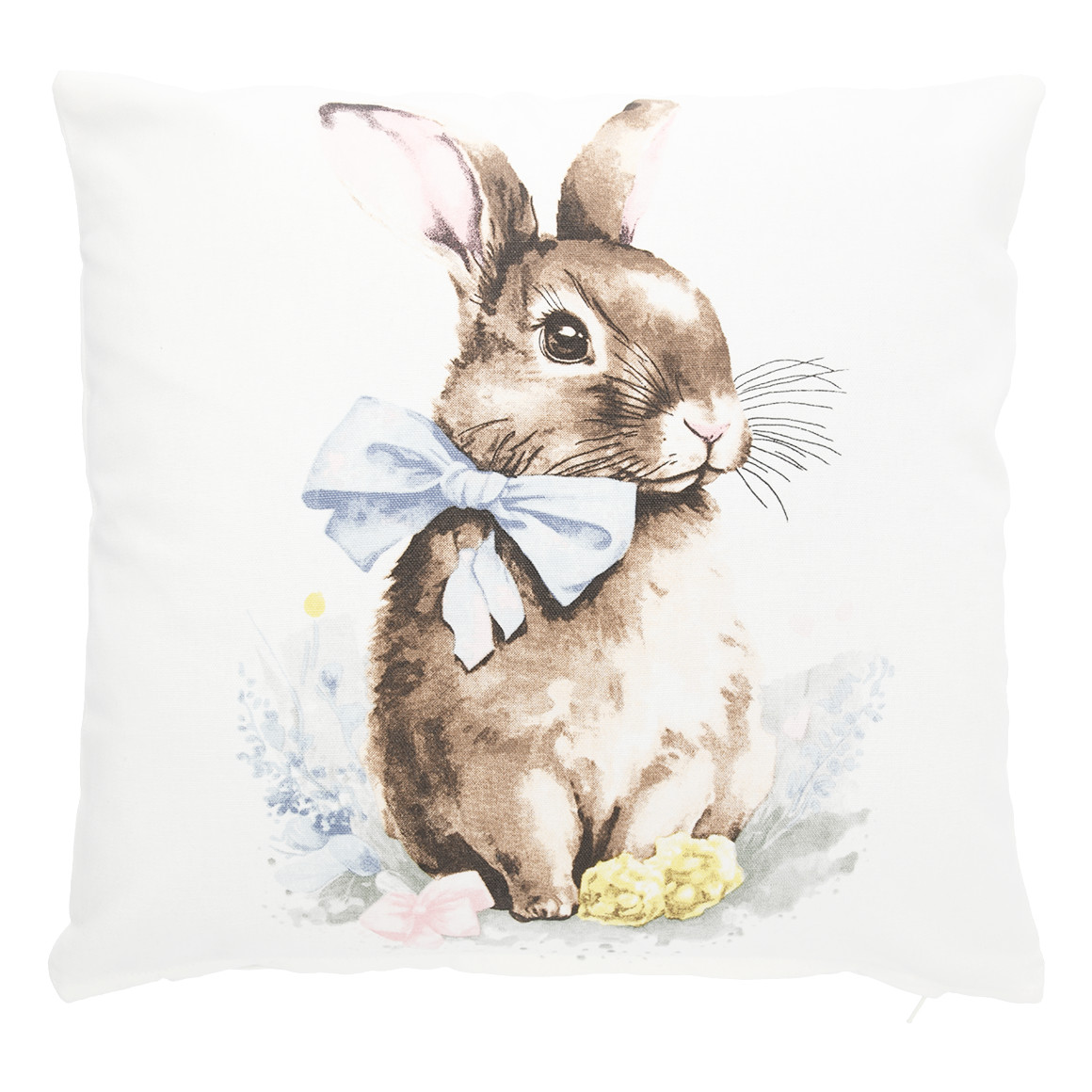 Kussensloop met hazenmotief