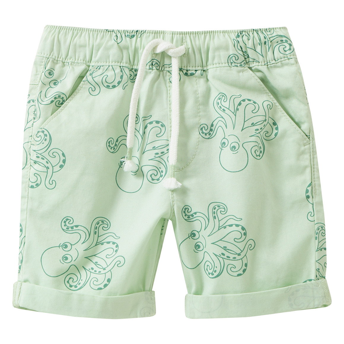 Jungen Shorts mit Kraken-Motiven