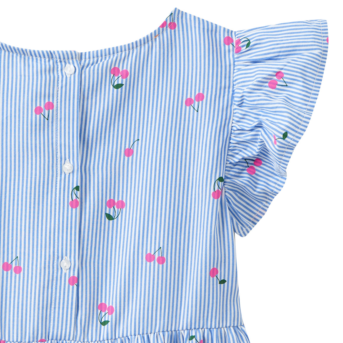 Meisjesjurk met kersenprint