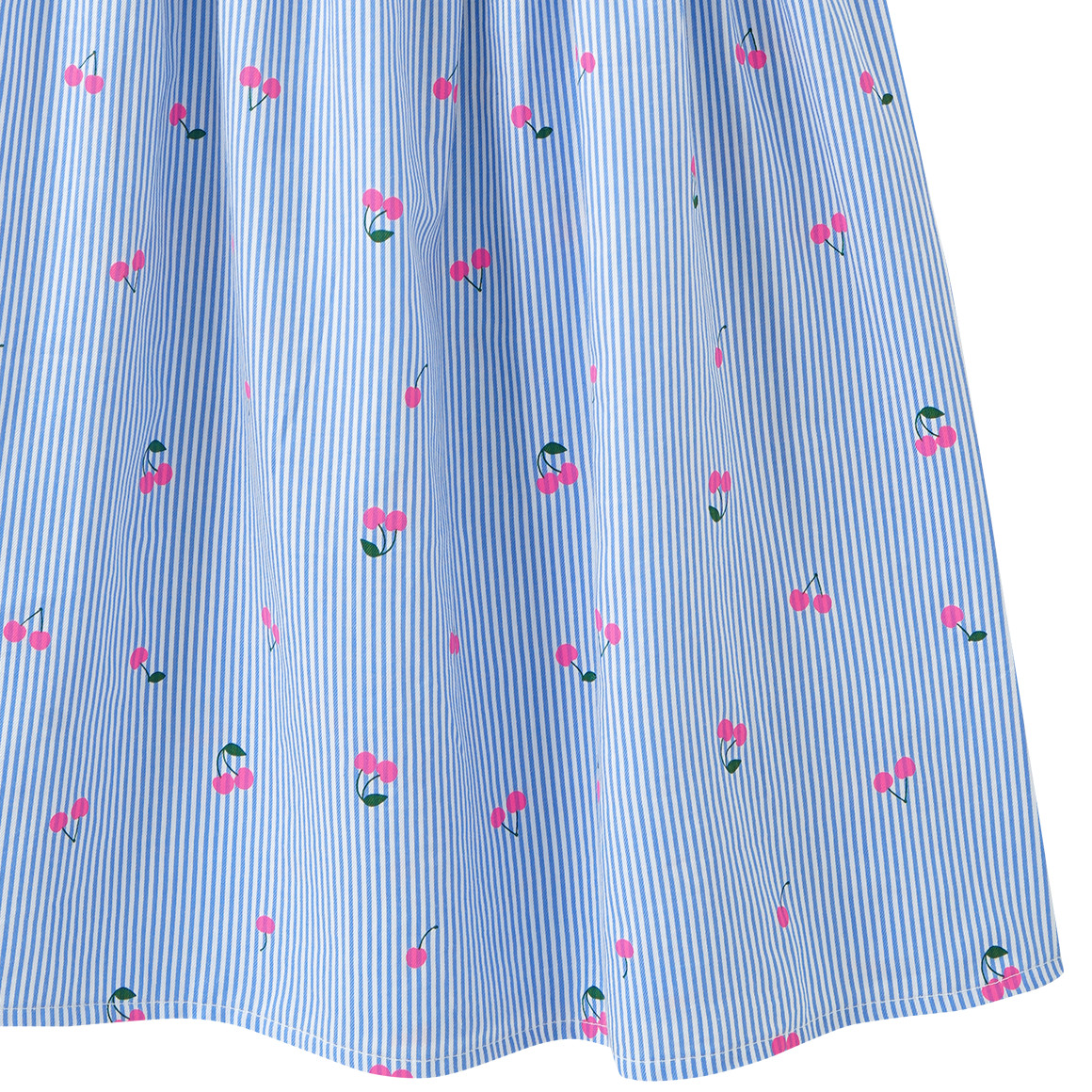 Meisjesjurk met kersenprint