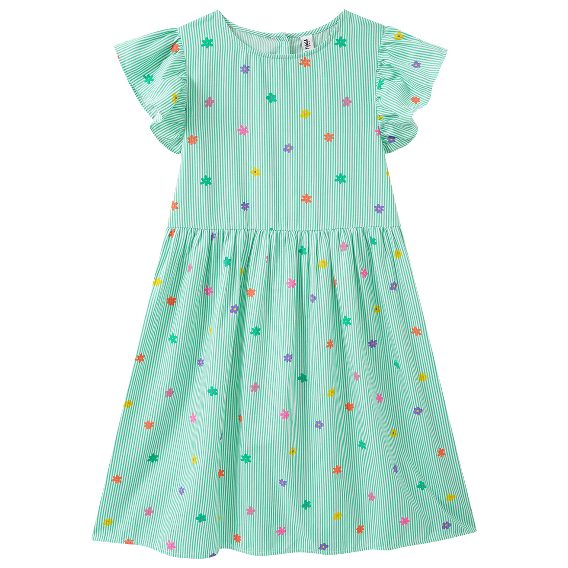 Meisjesjurk met bloemenprint