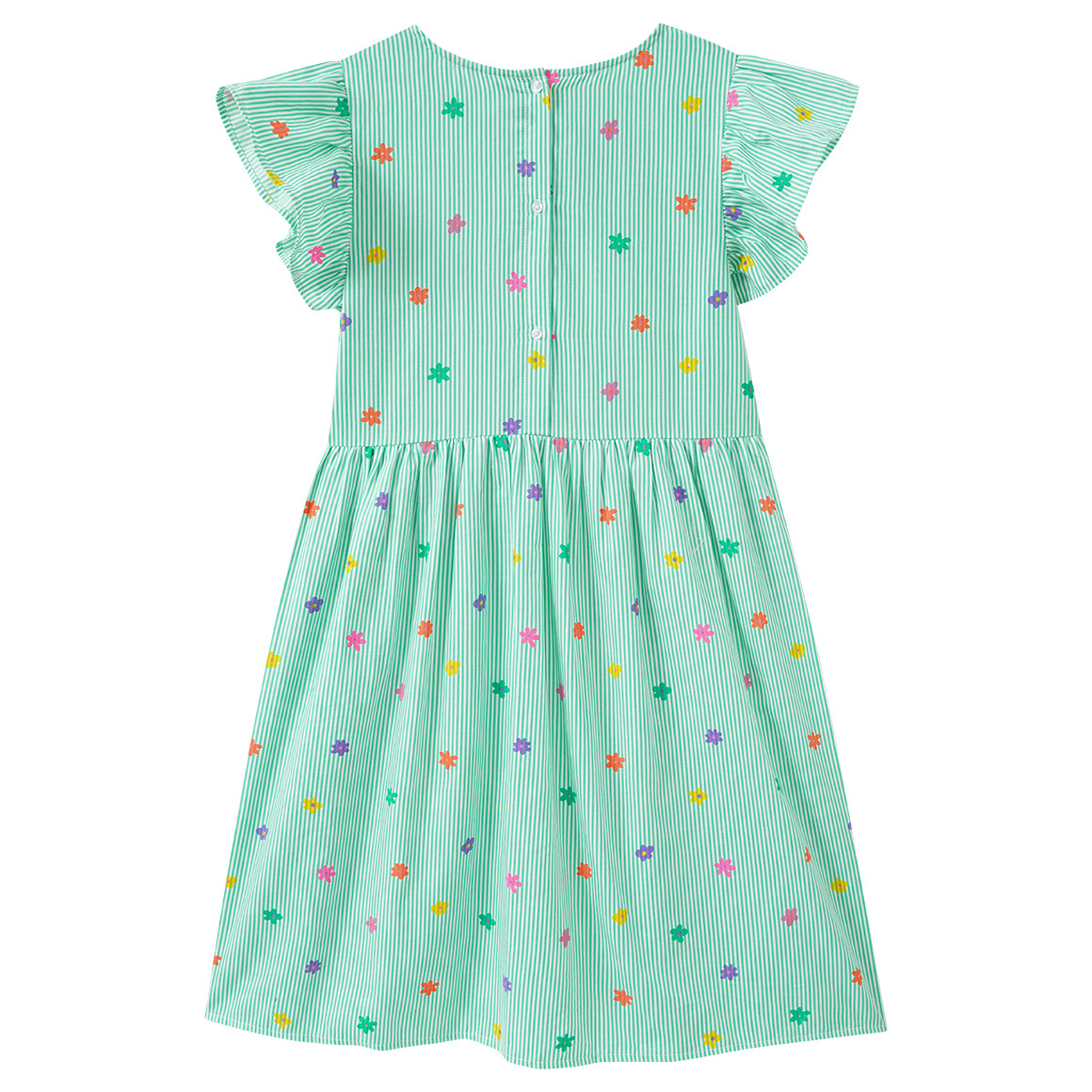 Meisjesjurk met bloemenprint