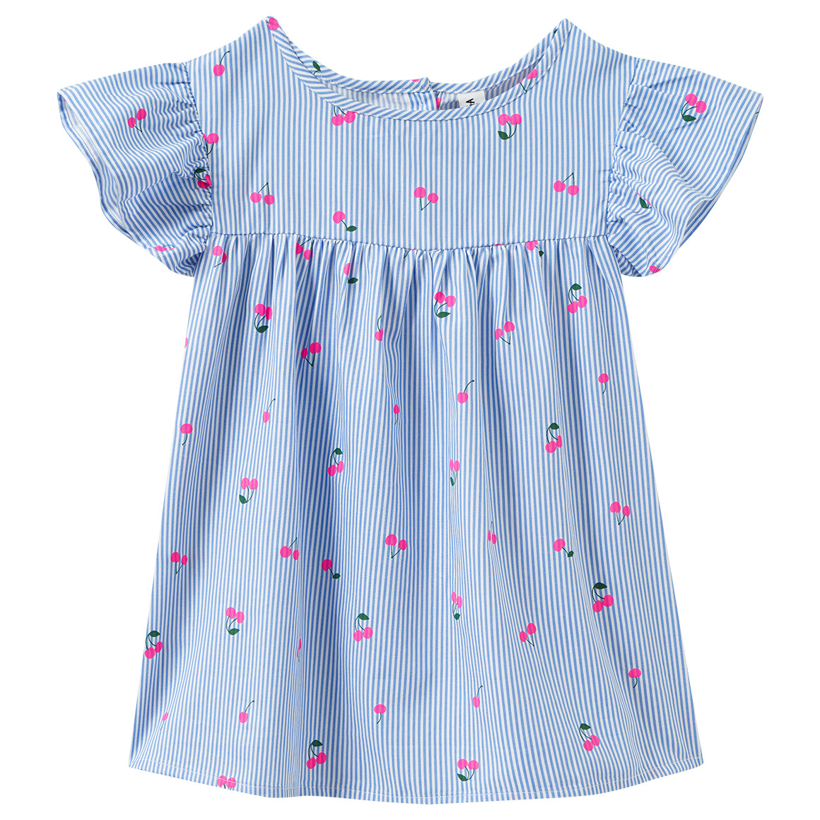 Mädchen Bluse mit Kirschen-Print
