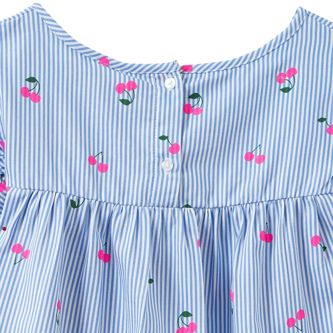 Mädchen Bluse mit Kirschen-Print
