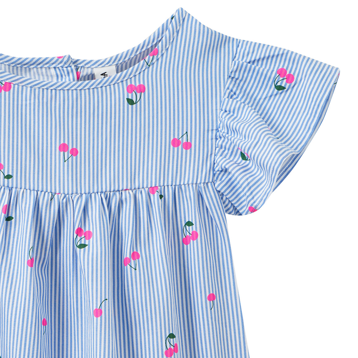 Mädchen Bluse mit Kirschen-Print