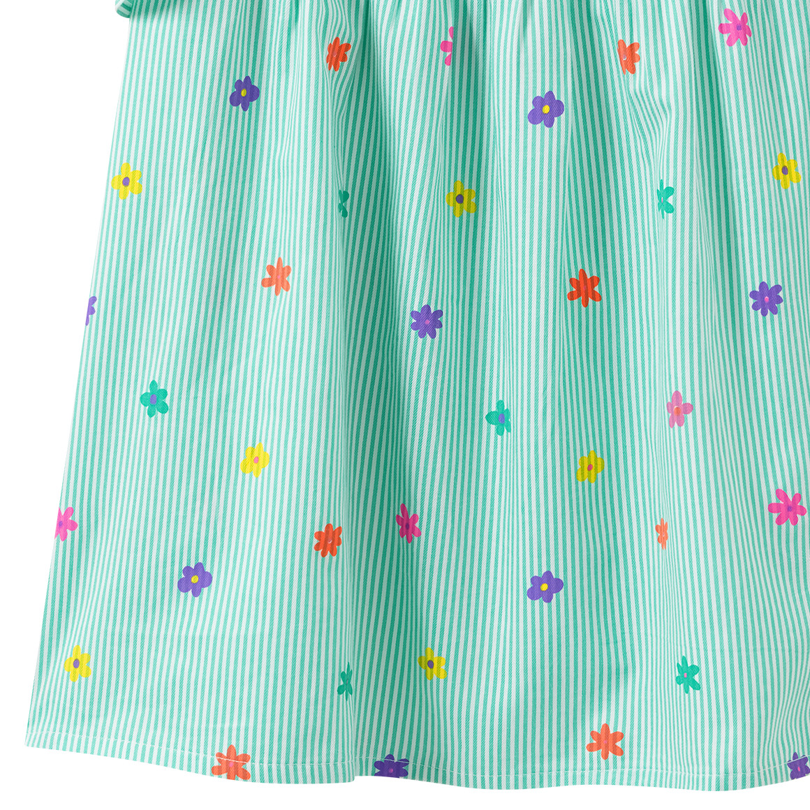 Mädchen Bluse mit Blumen-Print