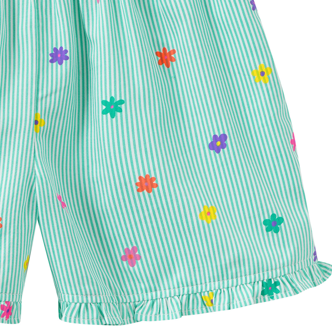 Meisjesshorts met bloemenprint