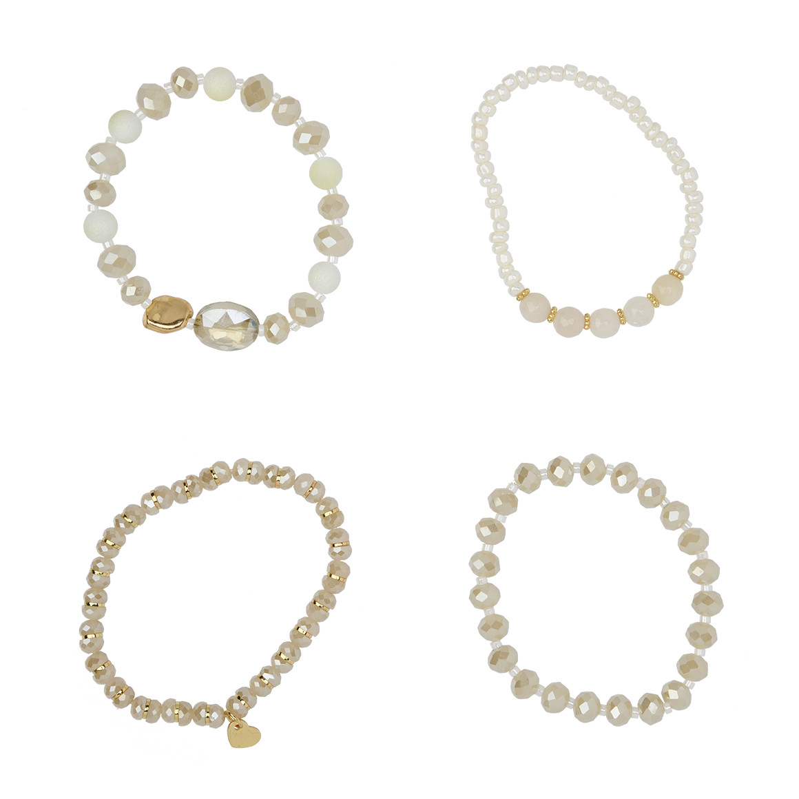 4 Damen Armbänder im Set
