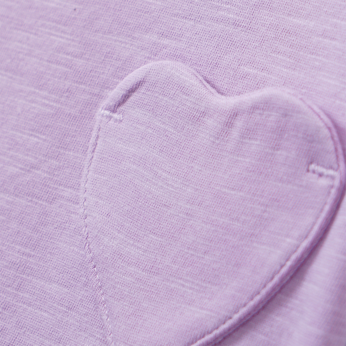 Mädchen T-Shirt mit Herz-Tasche