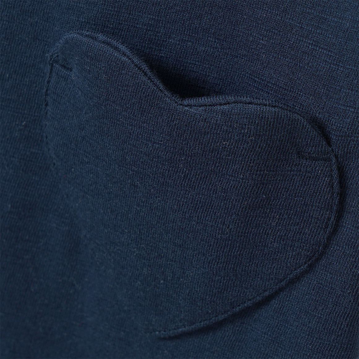 Mädchen T-Shirt mit Herz-Tasche