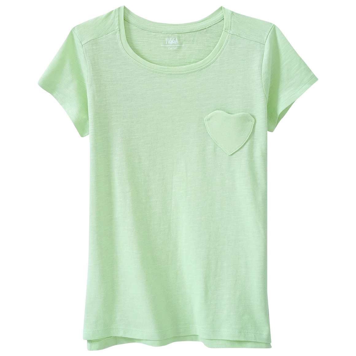 Mädchen T-Shirt mit Herz-Tasche