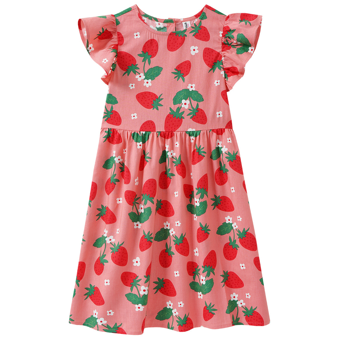 Meisjesjurk met all-over print