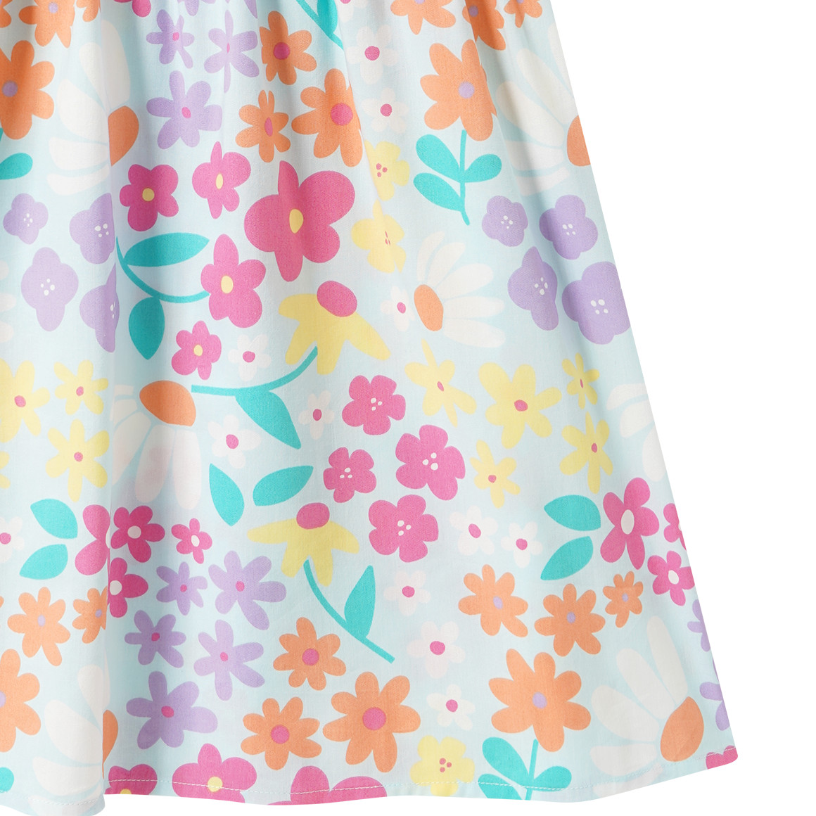 Meisjesjurk met all-over print