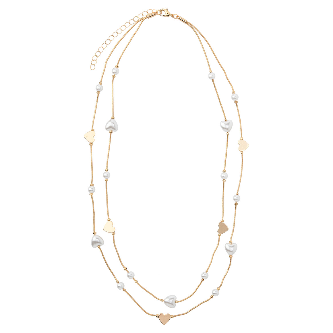 Damen Kette mit Herz-Details