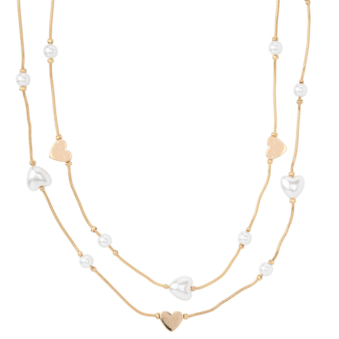 Damen Kette mit Herz-Details