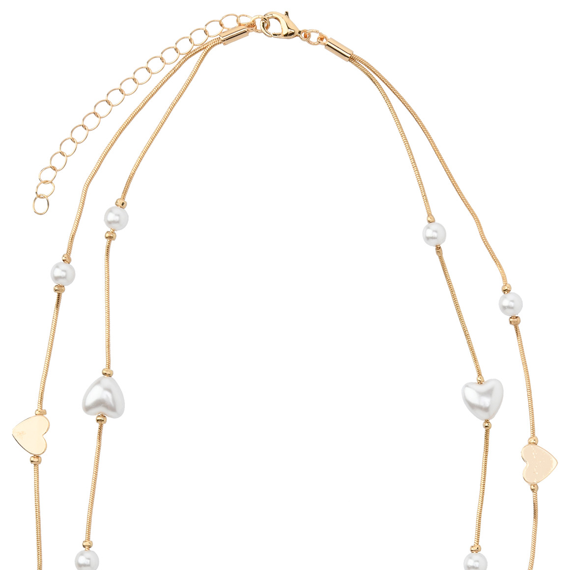 Damen Kette mit Herz-Details