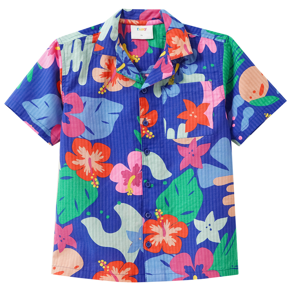 Jungen Hemd im Tropical-Look