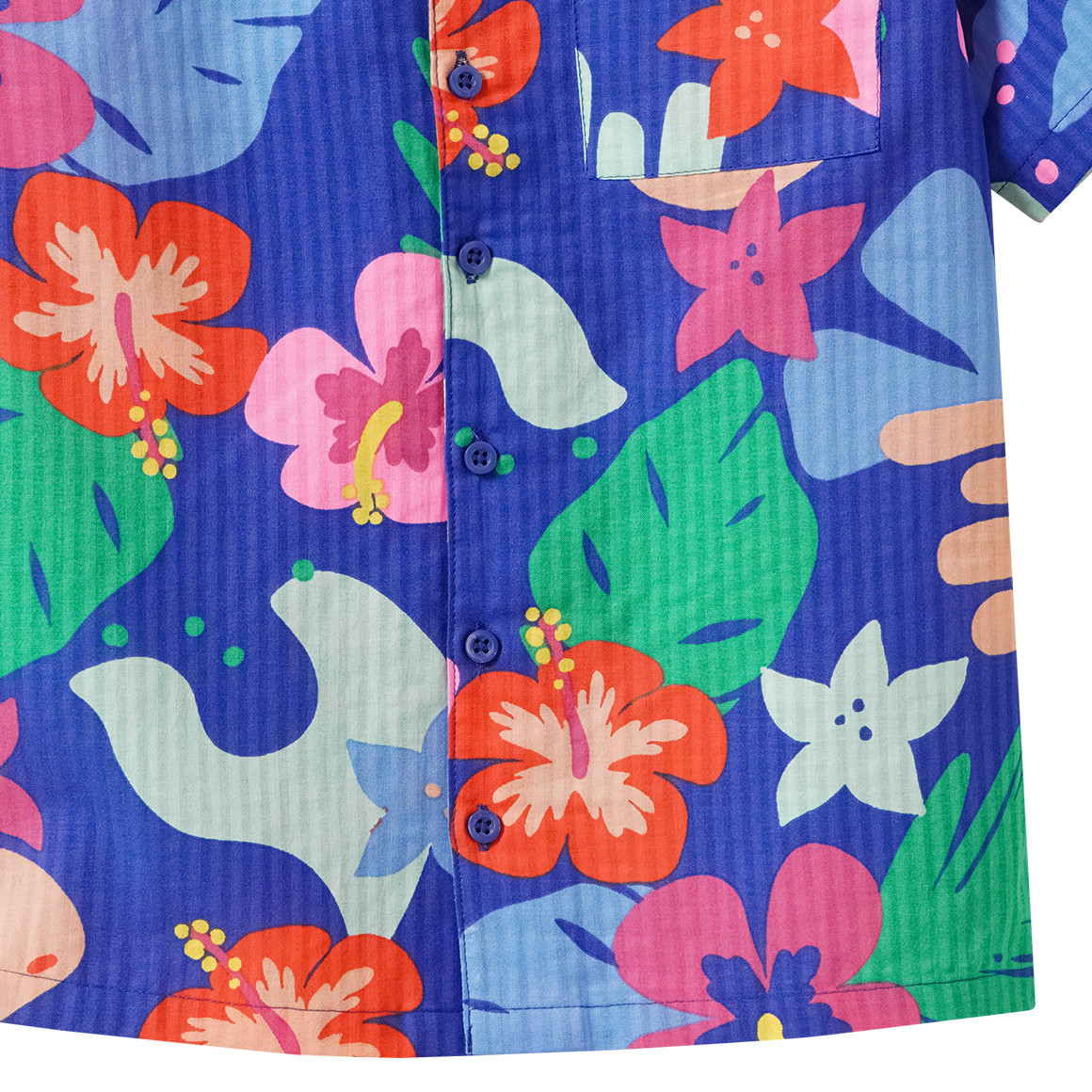 Jungen Hemd im Tropical-Look