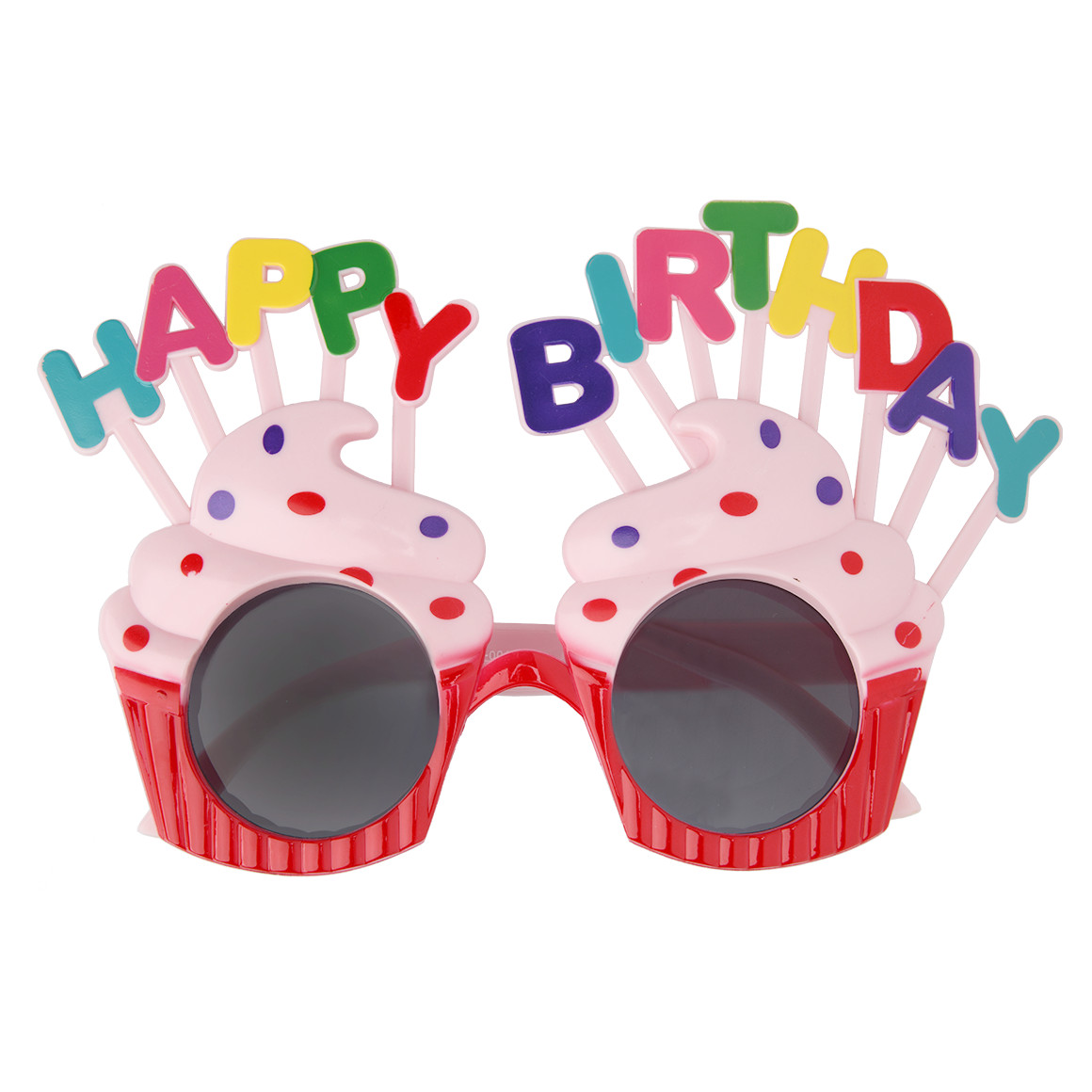 Geburtstagsbrille Cupcakes