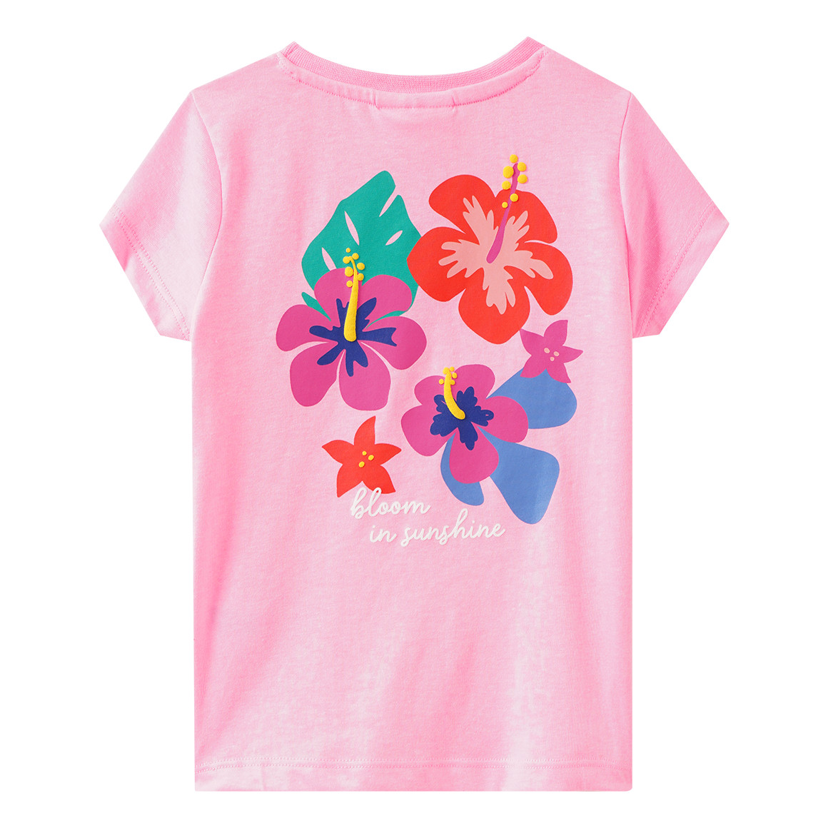 Mädchen T-Shirt mit Rücken-Print