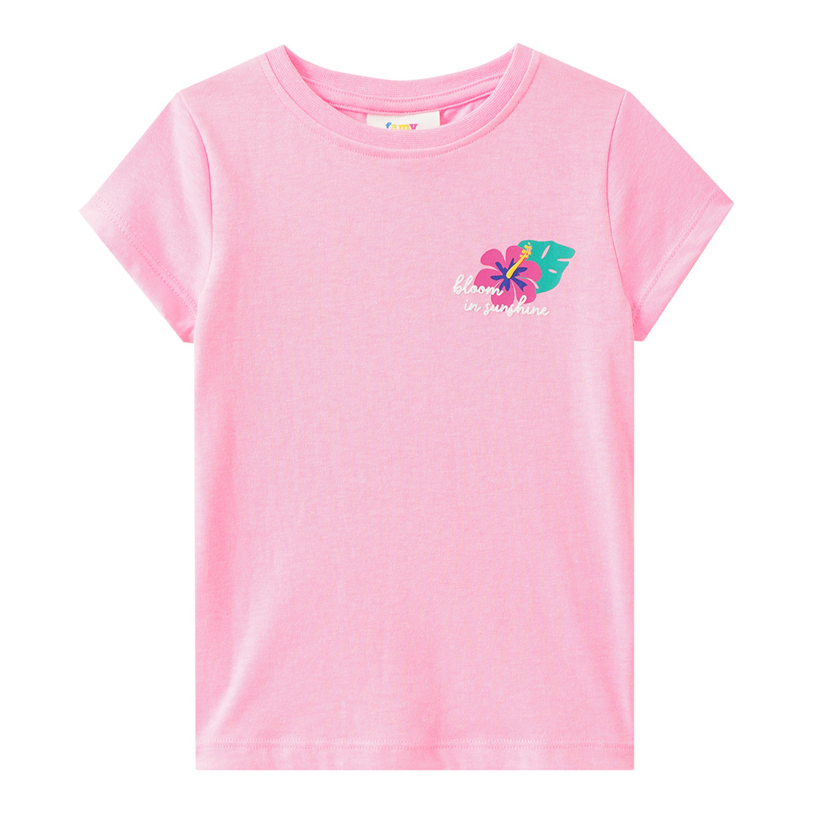 Mädchen T-Shirt mit Rücken-Print