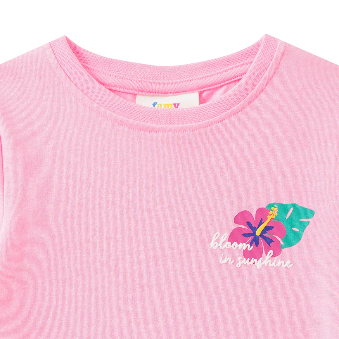 Mädchen T-Shirt mit Rücken-Print
