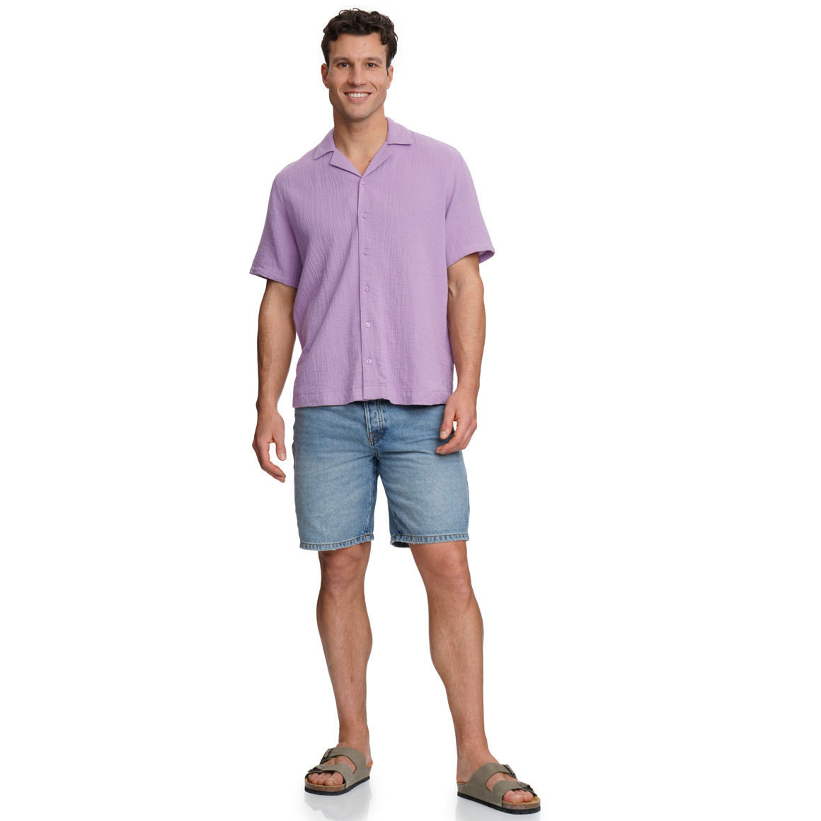 Herren Musselin-Hemd aus Bio-Baumwolle