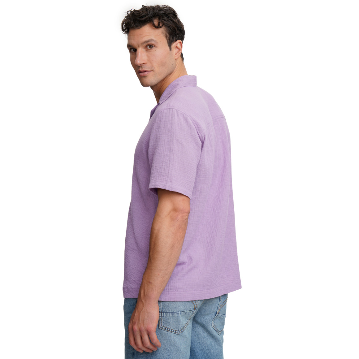 Herren Musselin-Hemd aus Bio-Baumwolle