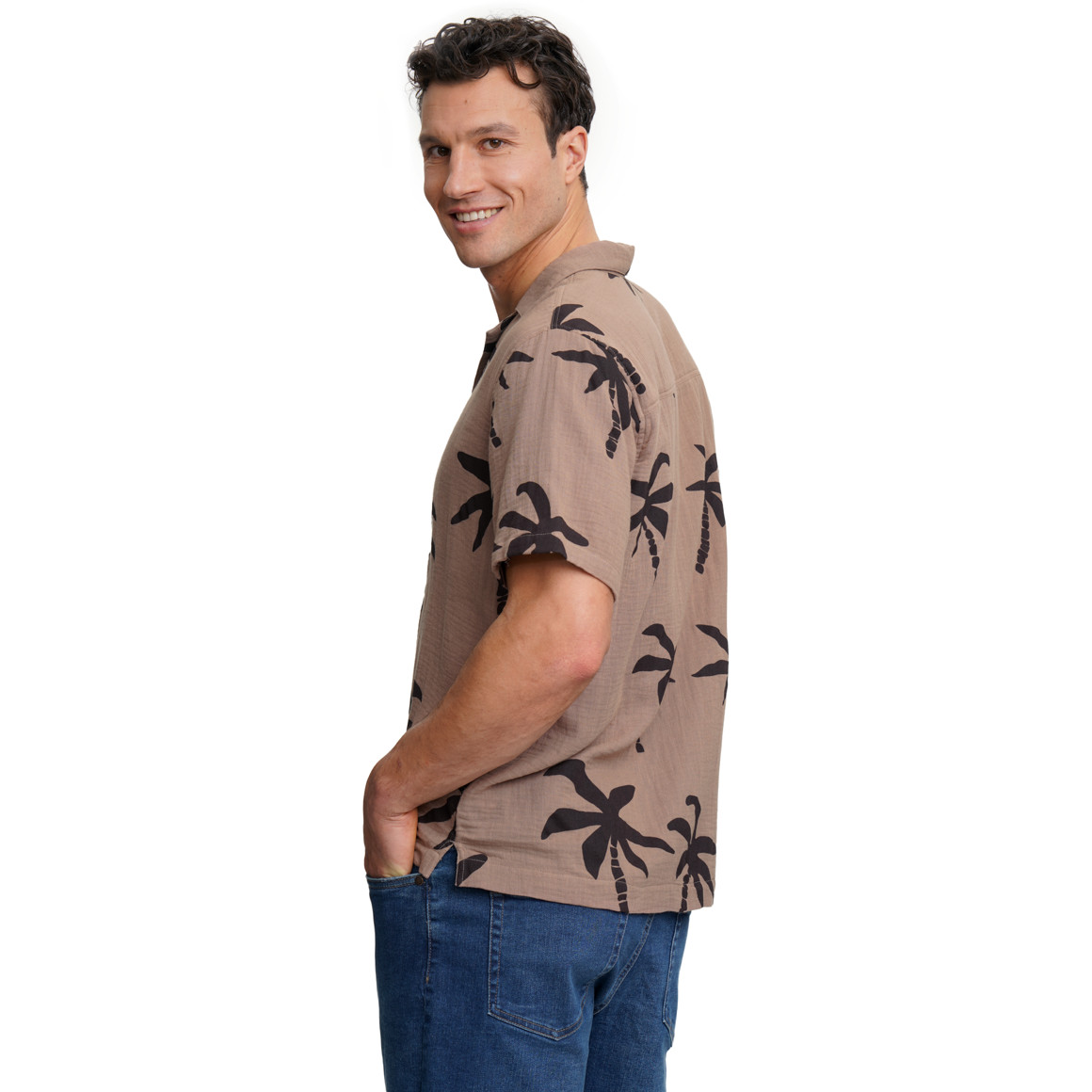 Herren Musselin-Hemd aus Bio-Baumwolle