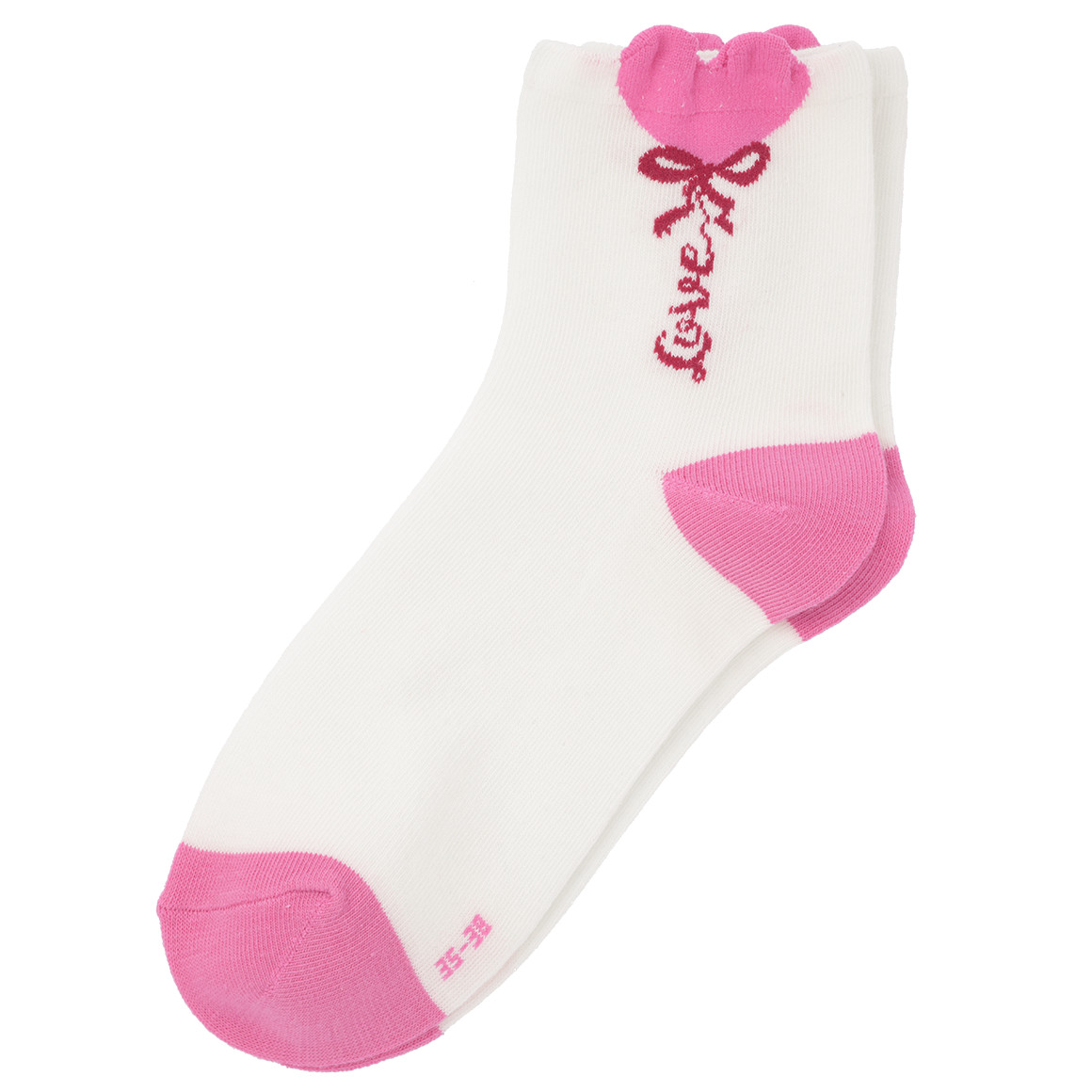1 Paar Damen Kurzsocken mit Bio-Baumwolle