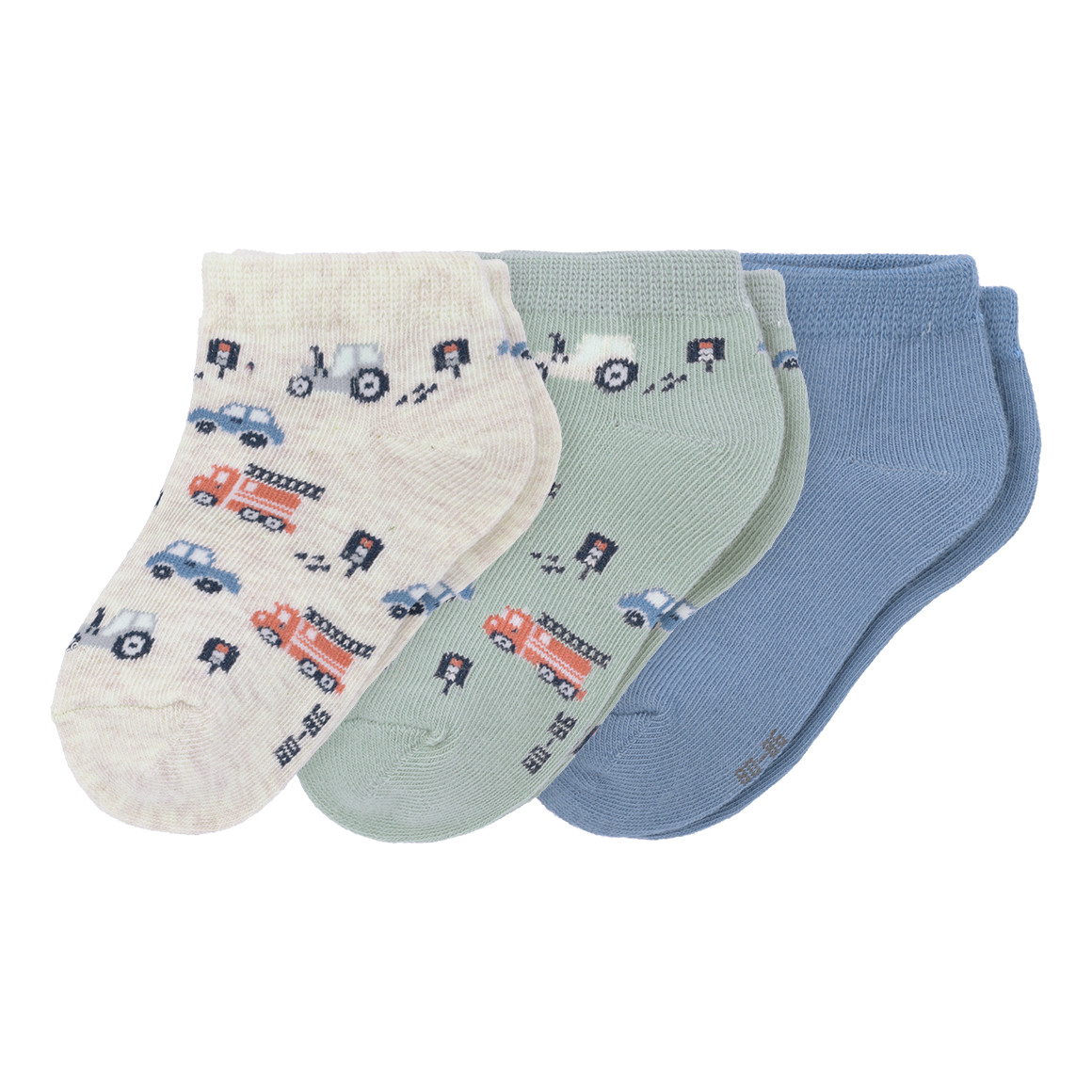 3 Paar Baby Sneaker-Socken im Set
