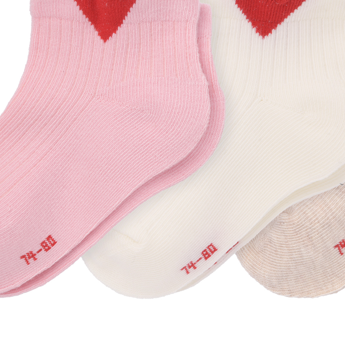 3 Paar Baby Sneaker-Socken im Set