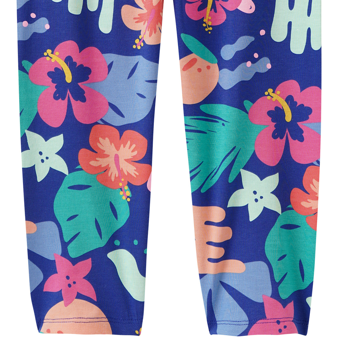 Mädchen Capri-Leggings im Tropical-Look