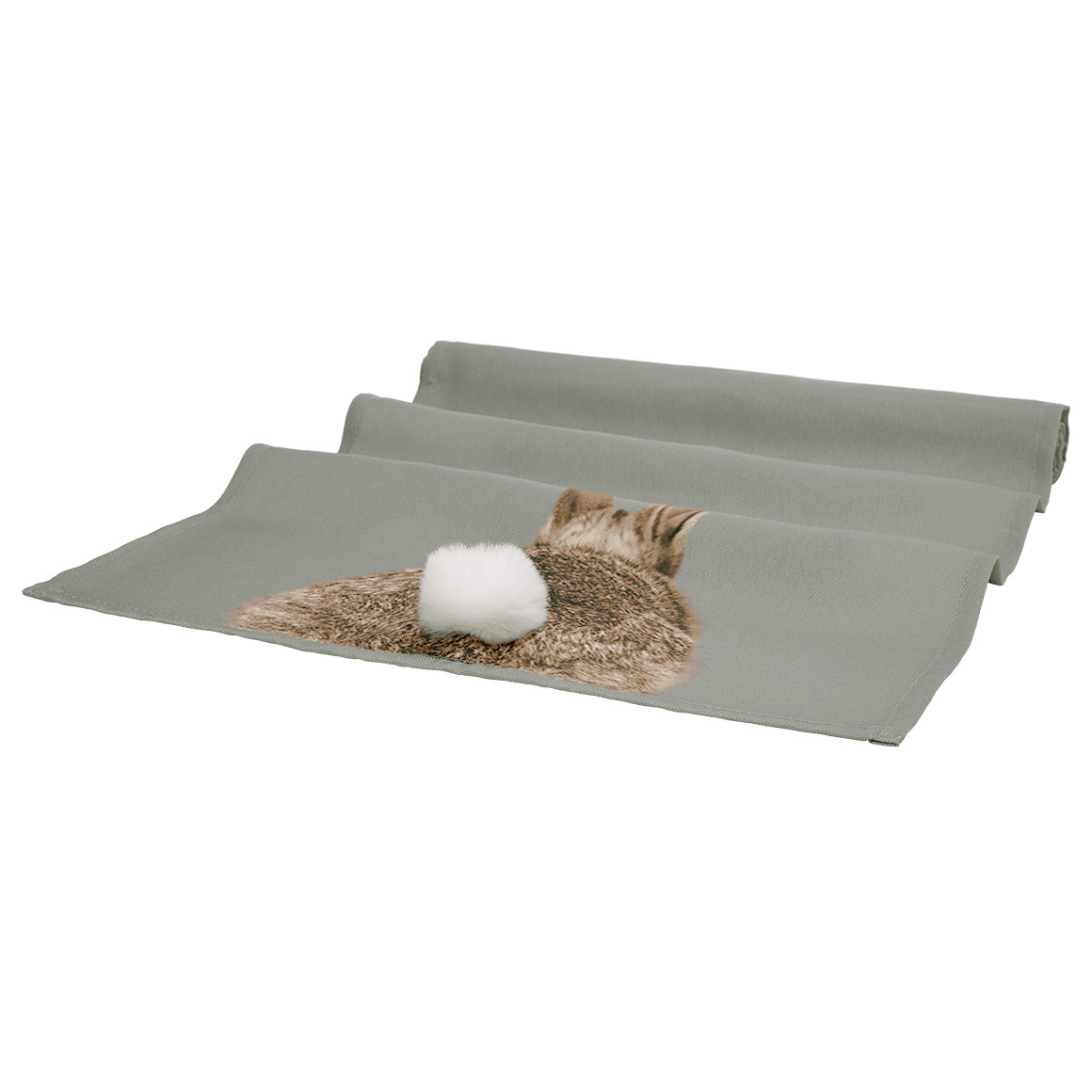 Tafelloper met konijnenprint