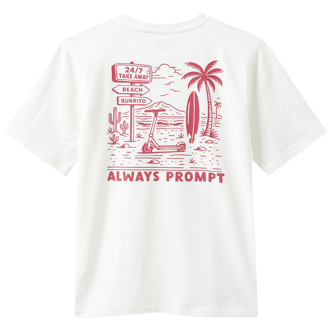 Jongens T-shirt met rugprint